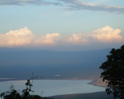 Sunrise over the dam