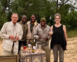 Enjoying a 'sundowner'